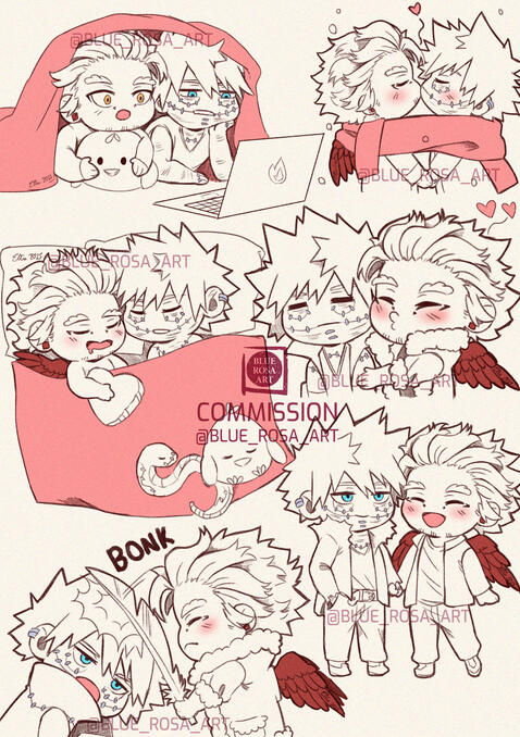 Thigh up sketch page, 2 characters