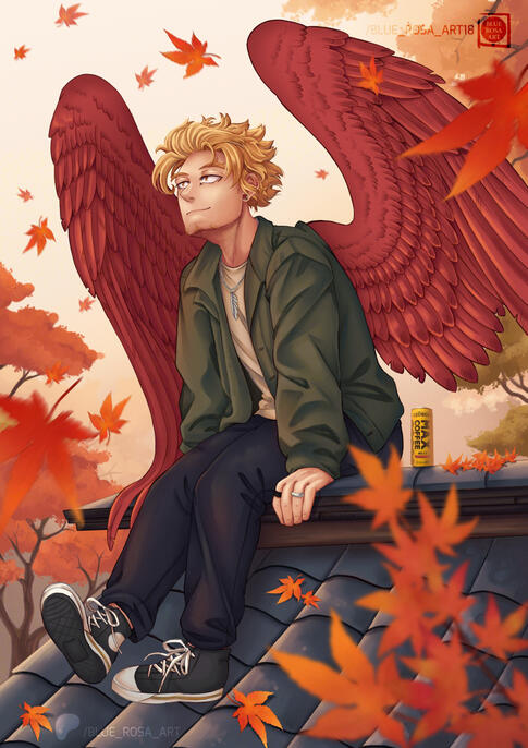 Full-Body Color Render with detailed background